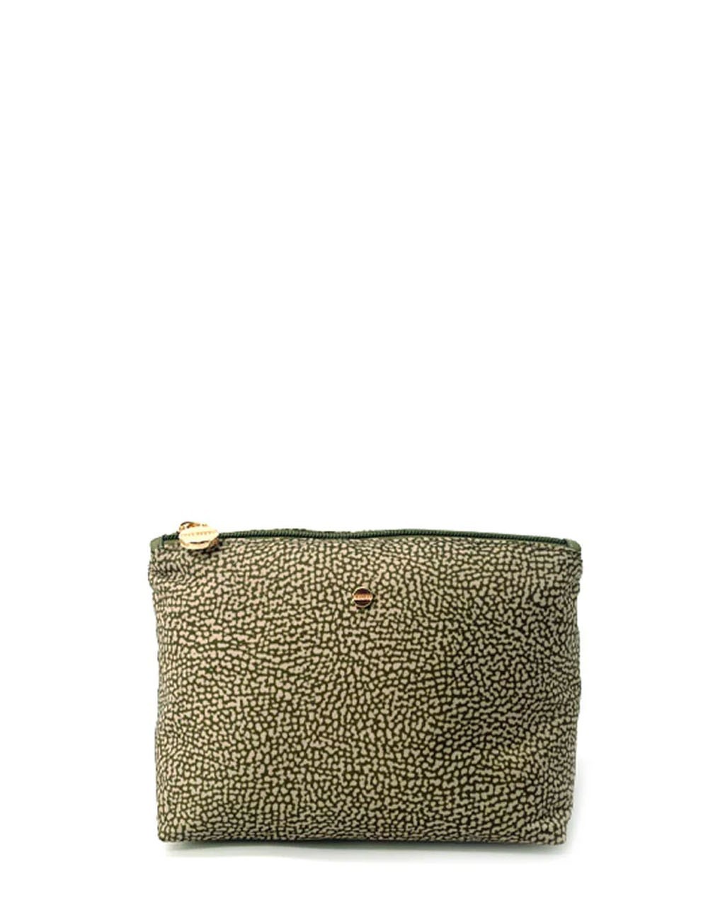 Beauty case busta portatutto olive