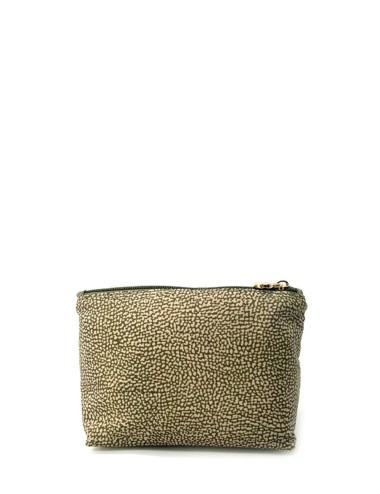 Beauty case busta portatutto olive