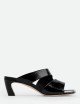 Mules Nala in vernice nera