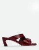 Mules Nala in vernice rubino