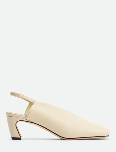 Slingbacks Elisa in pelle beige