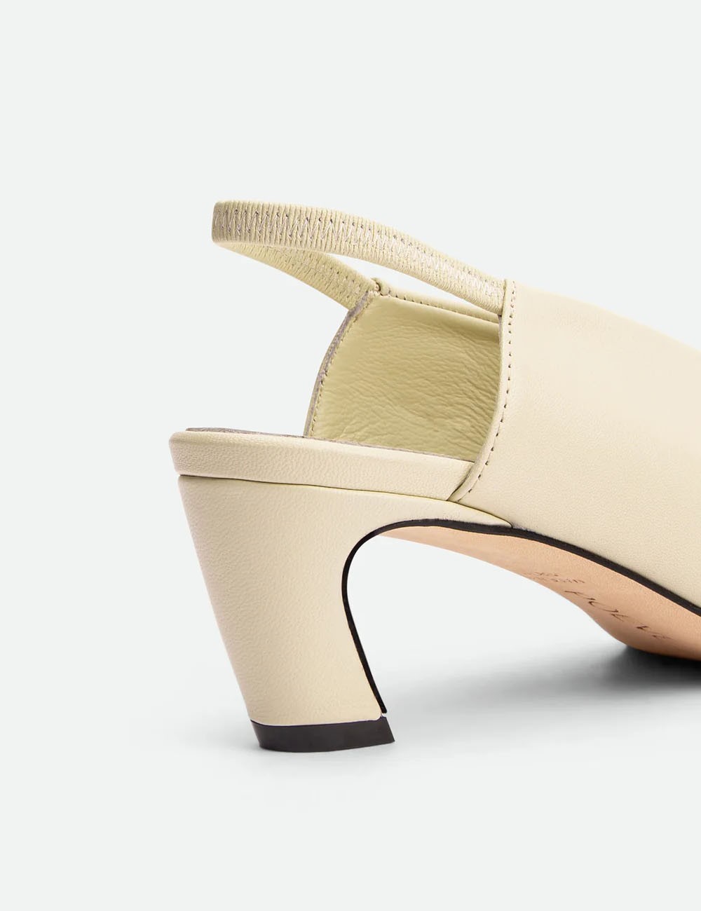 Slingbacks Elisa in pelle beige