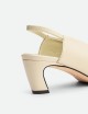 Elisa Slingbacks leather beige