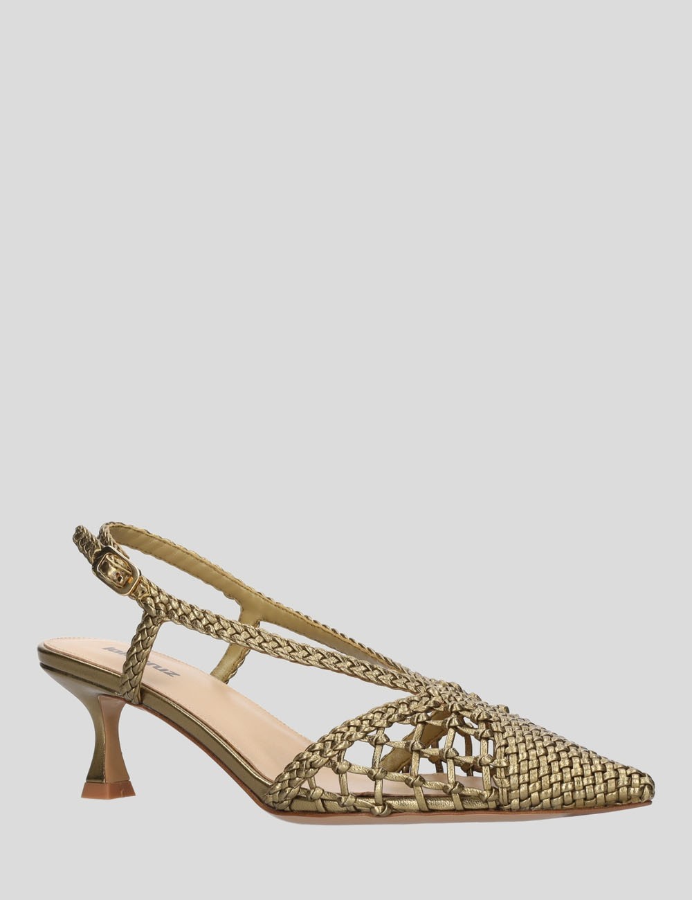 Slingback TÁBATA 55 in pelle oro