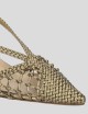 Slingback TÁBATA 55 in pelle oro