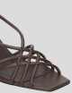 Sandalo BRIDGETTE 75 in pelle marrone