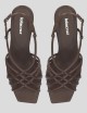 BRIDGETTE HEELED SANDALS 75 BROWN