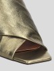 Mules ARABELLA 75 in pelle oro