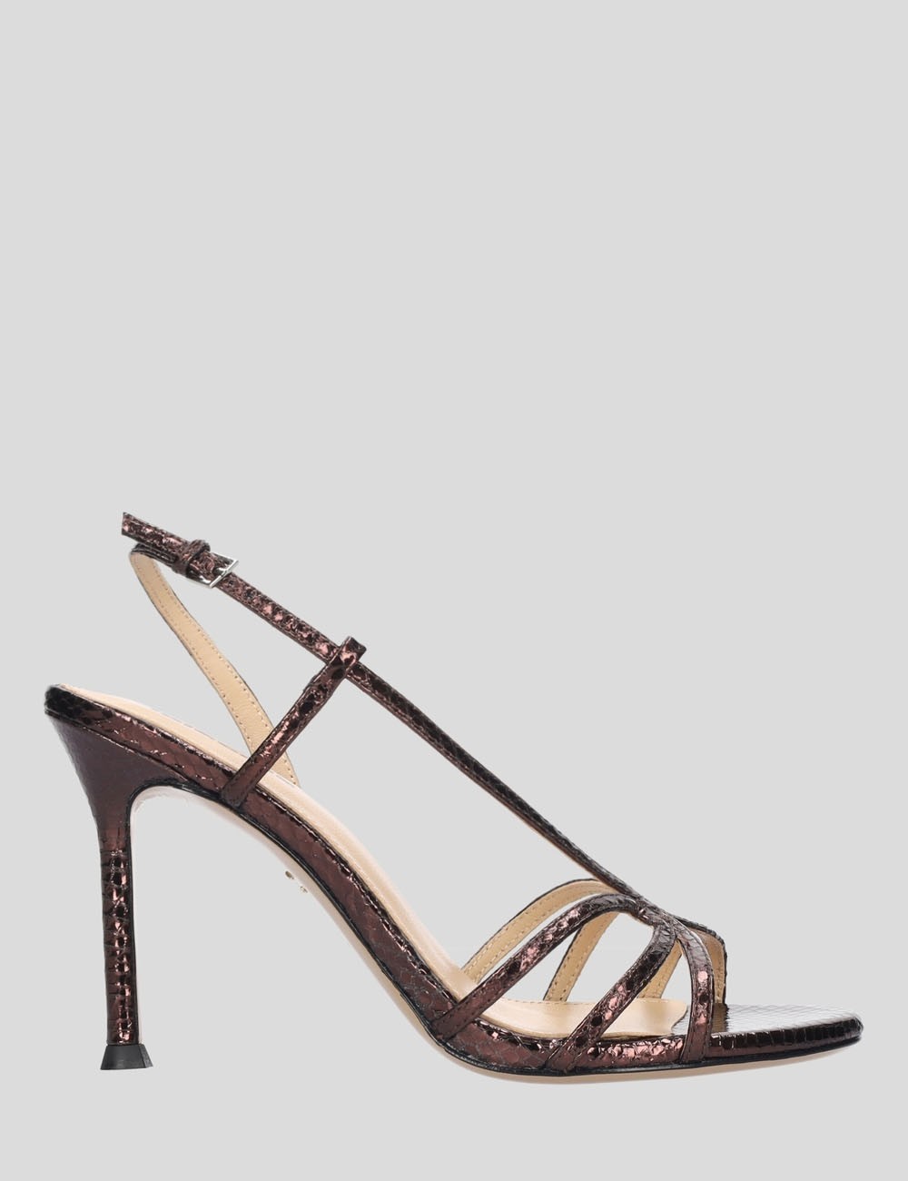 TATI HEELED SANDALS 95 BROWN