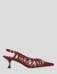 Slingback LULÚ 60 in pelle burgundy