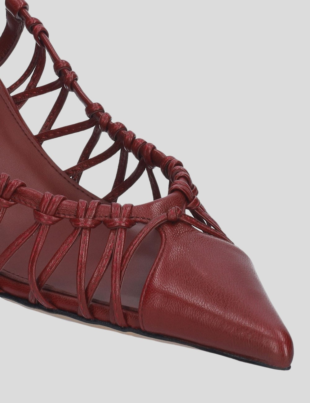 Slingback LULÚ 60 in pelle burgundy