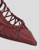 Slingback LULÚ 60 in pelle burgundy