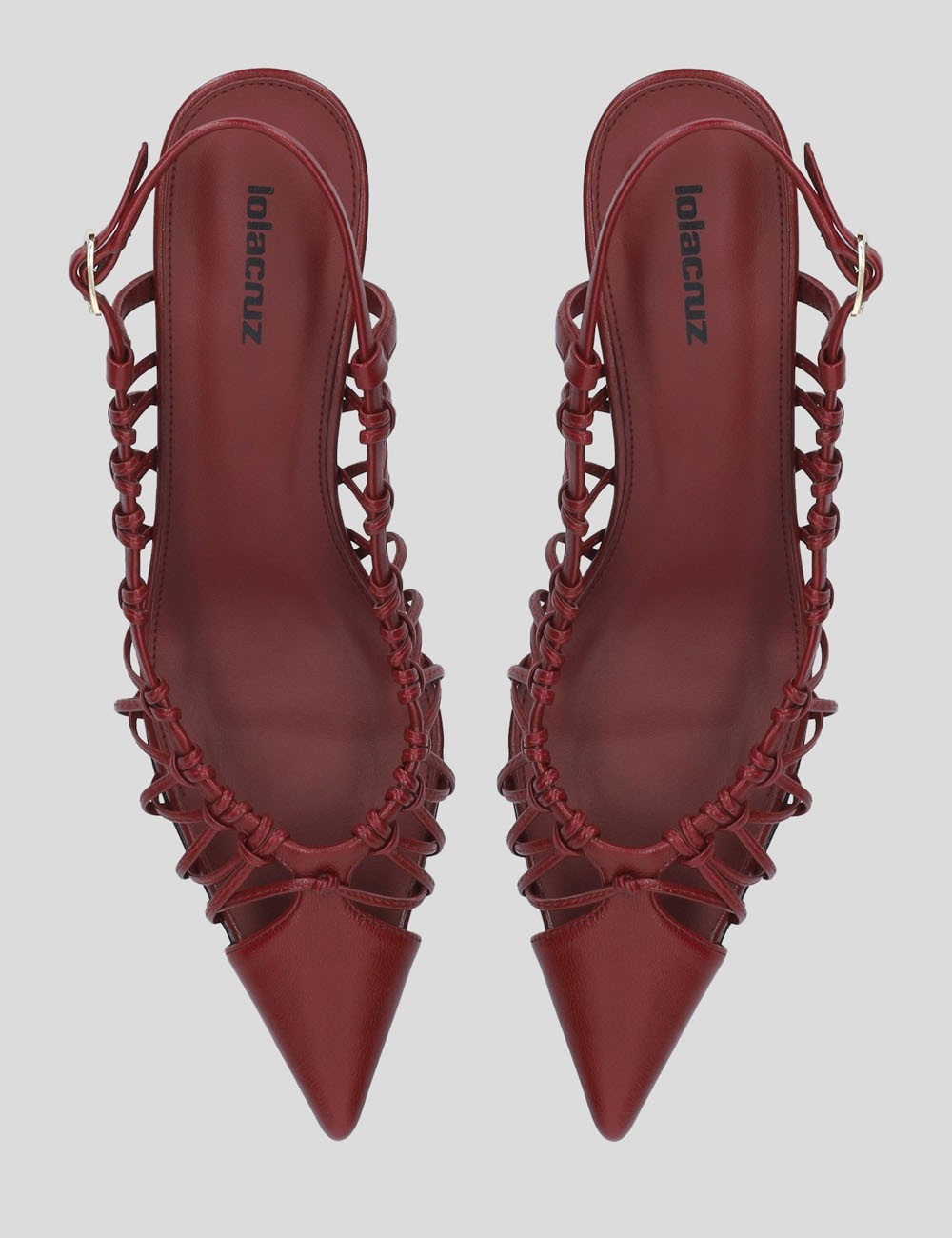LULÚ PUMPS 60 BURGUNDY