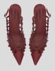 Slingback LULÚ 60 in pelle burgundy