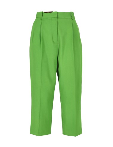 Pantaloni in fresco lana aloe