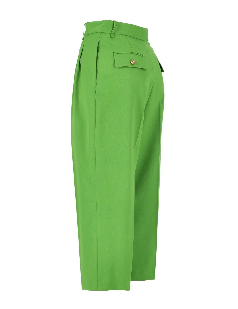 Pantaloni in fresco lana aloe