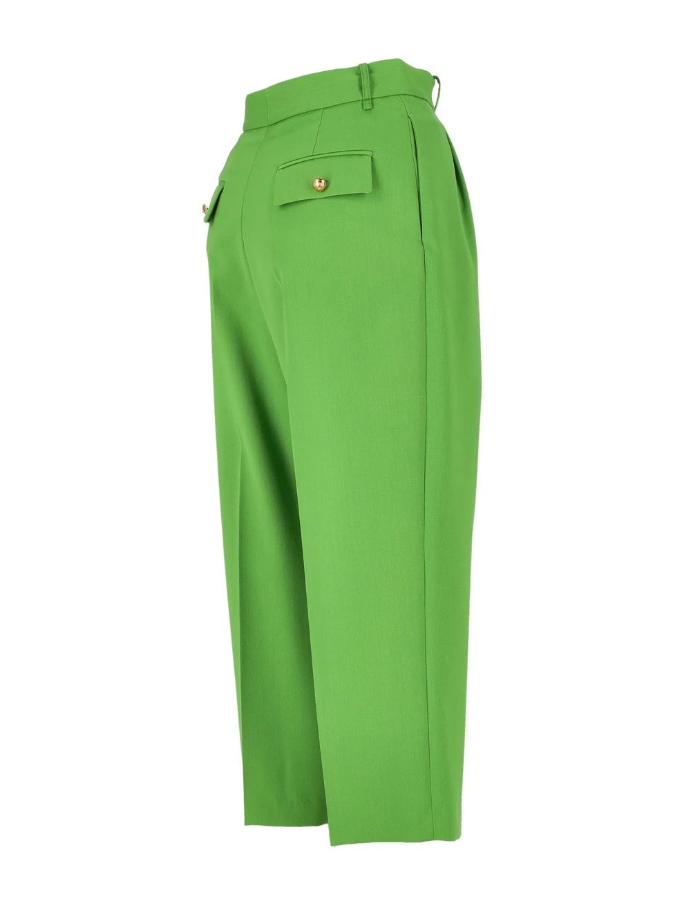 Pantaloni in fresco lana aloe
