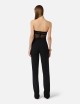 Bodysuit in jacquard tulle fabric with monogram black
