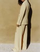 Blazer in envers satin giallo