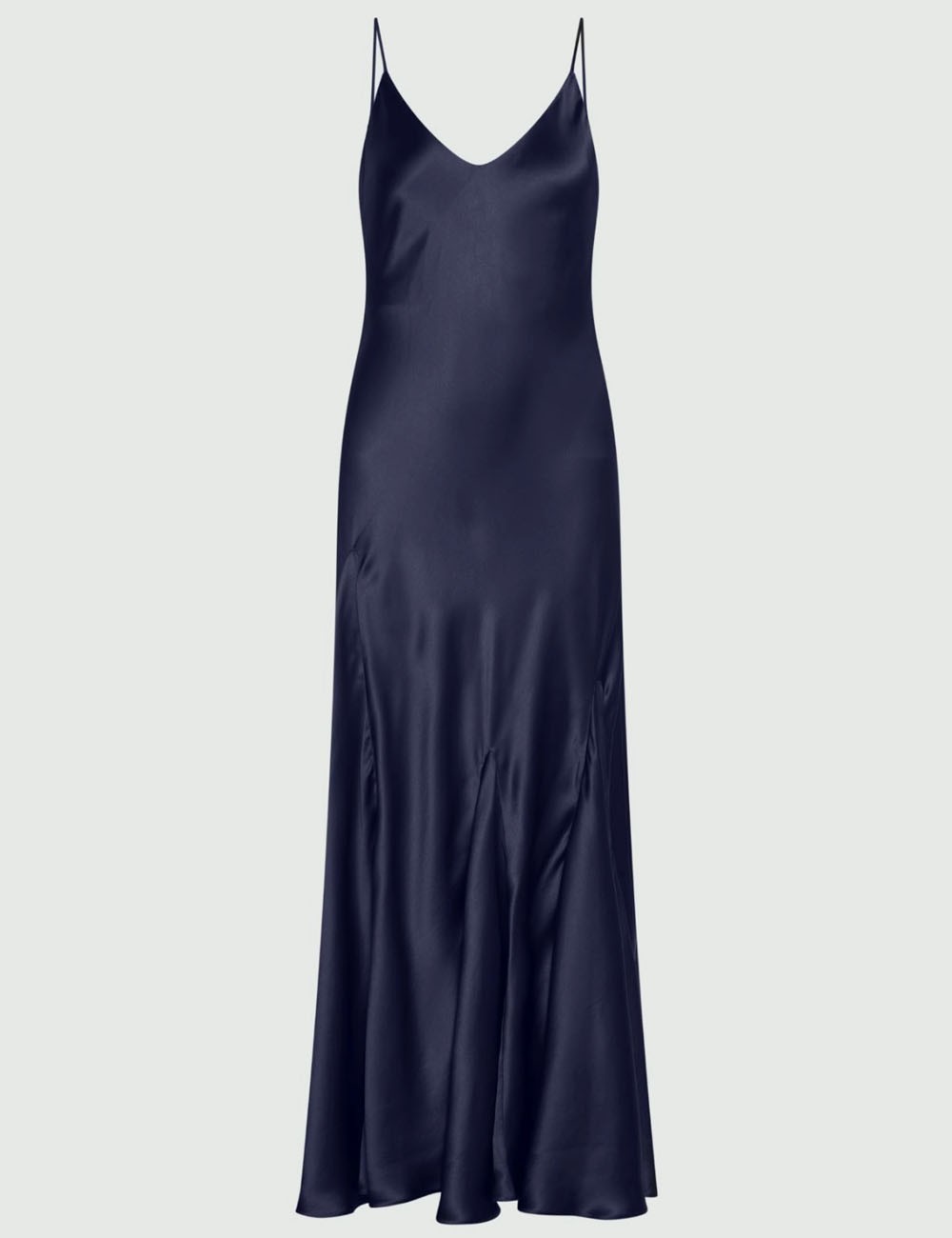 Satin dress blue
