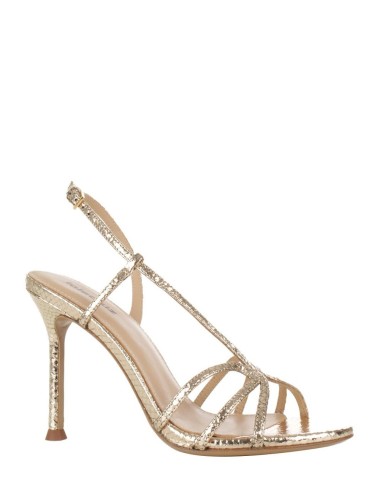 TATI HEELED SANDALS 95 PLATINUM