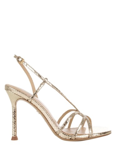 Sandalo TATI 95 in pelle platino