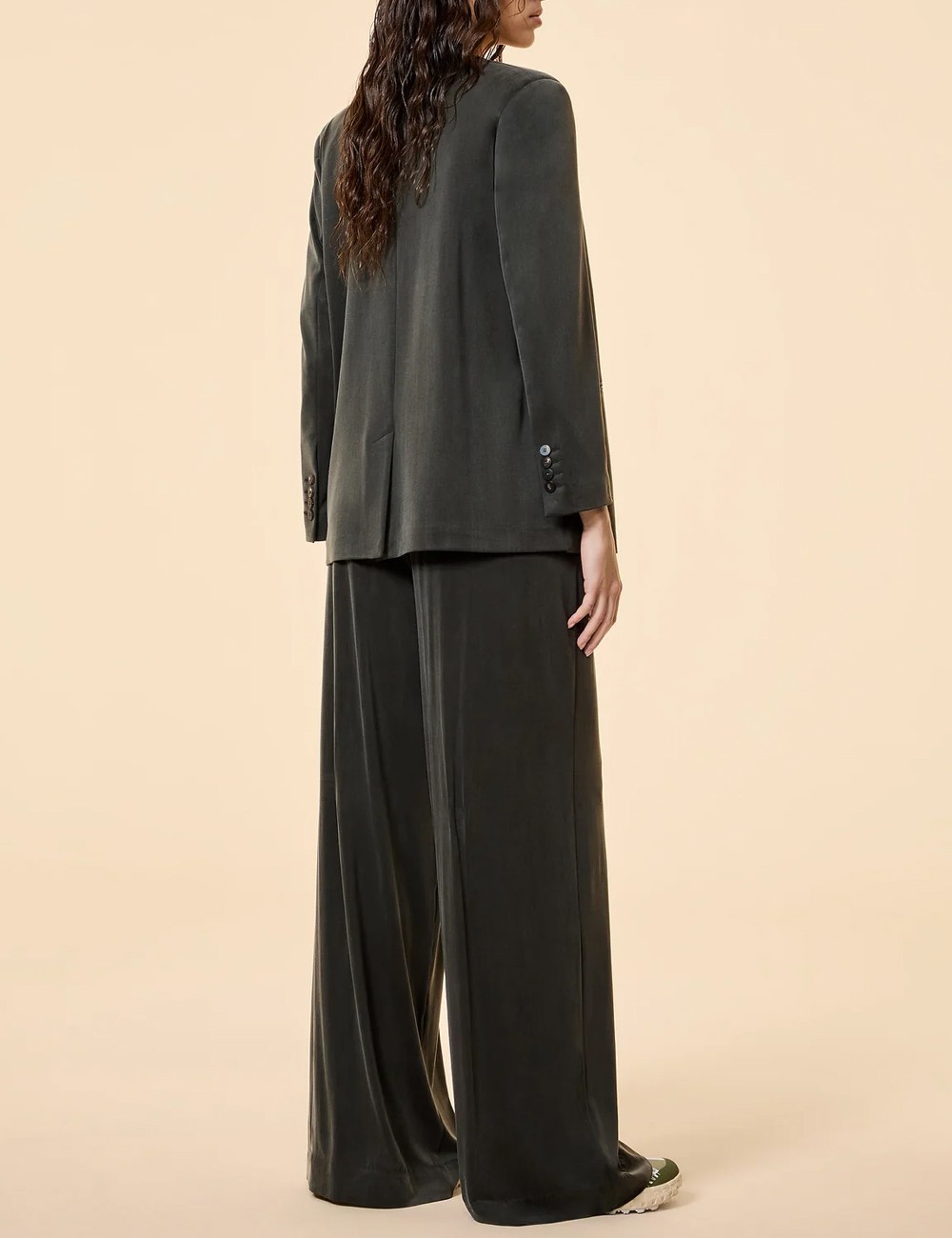 Blazer Cupro Boyfriend Wom forest