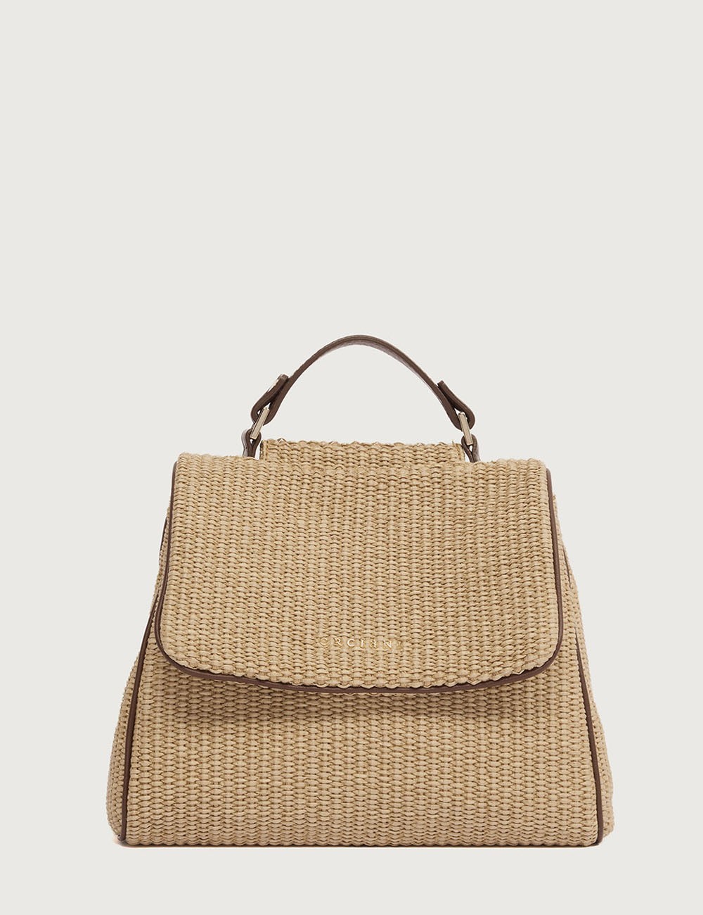 Borsa Sveva Zanzibar Small a mano in tessuto e pelle