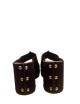 Zoccolo in legno Elise Contrast camoscio moka