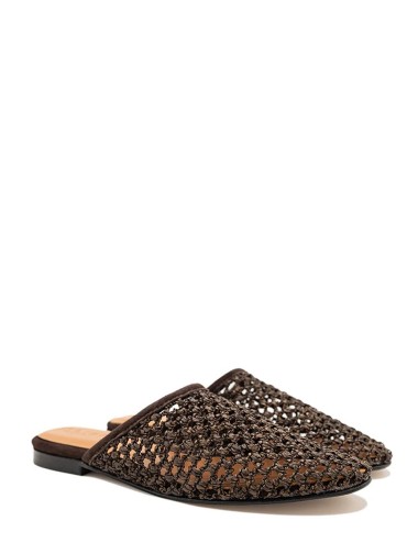 Sabot in Rafia Audrey marrone