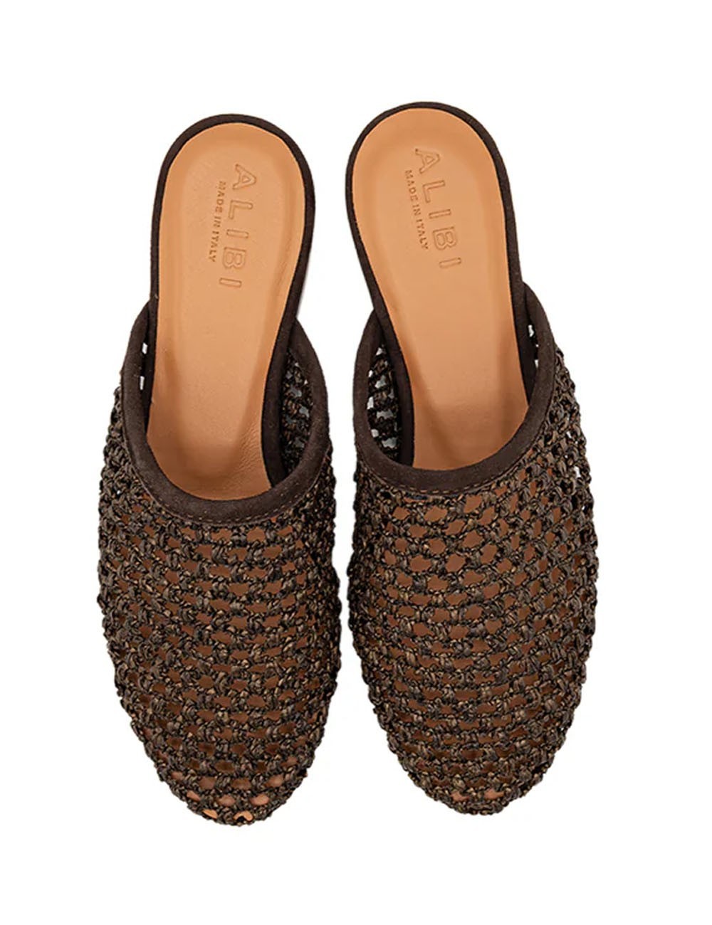 Sabot in Rafia Audrey marrone