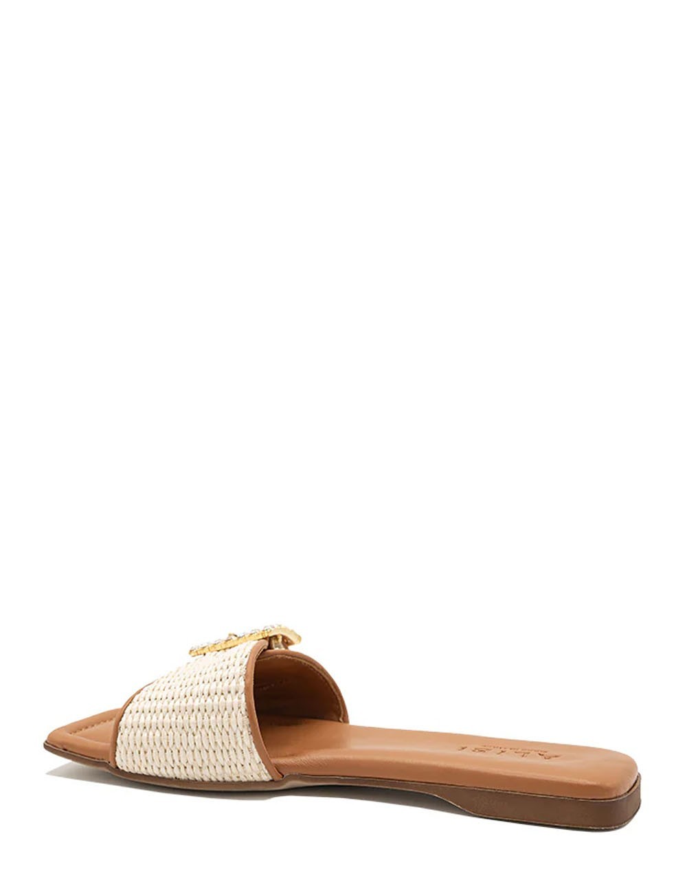 Ciabattine in Rafia Mila Pearl