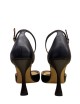 Sandalo KUMALA 95 in pelle nero