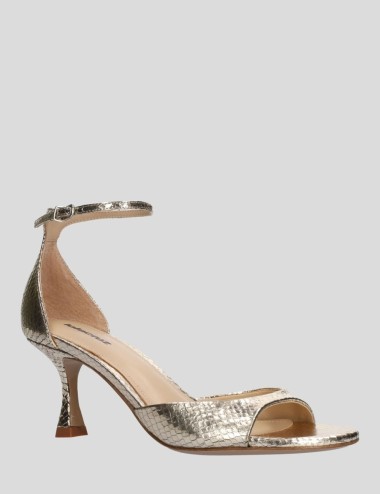 KUMALA HEELED SANDALS 95 PLATINUM