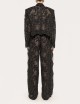 Blazer in pizzo decorato nero