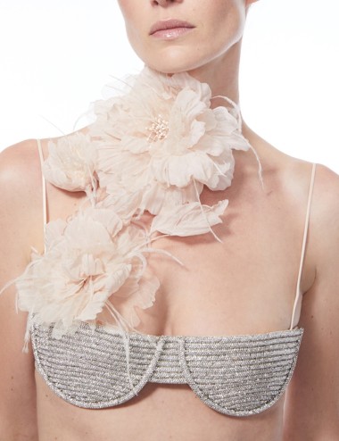 MIDNIGHT BRA CRYSTAL