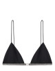ROSIE SILK BRA BLACK