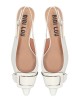 Slingback ALTAIR PUMPS 35 bianco