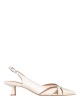 Slingback NOLIA PUMPS in pelle off white