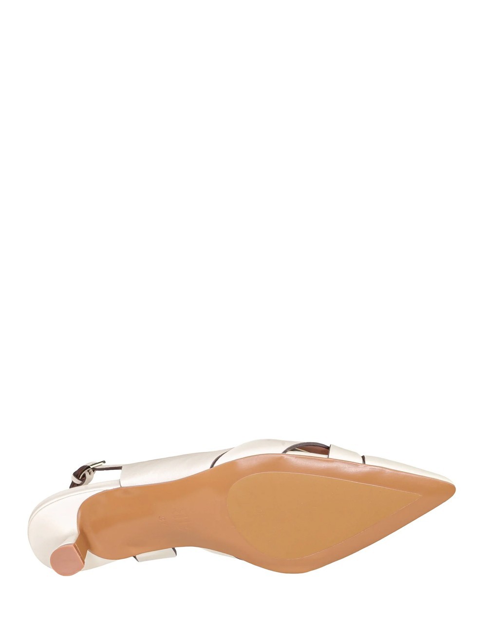Slingback NOLIA PUMPS in pelle off white