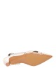 Slingback NOLIA PUMPS in pelle off white