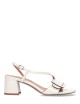 Sandalo alto ALTAIR 55 in pelle bianco