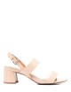 Sandalo alto ZARE 55 in vernice beige