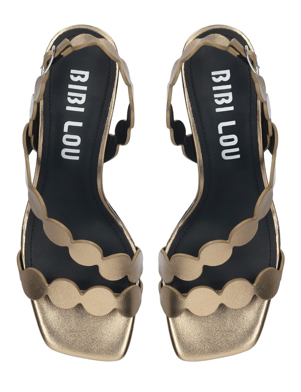 Sandalo alto ONAMI 55 in pelle bronzo