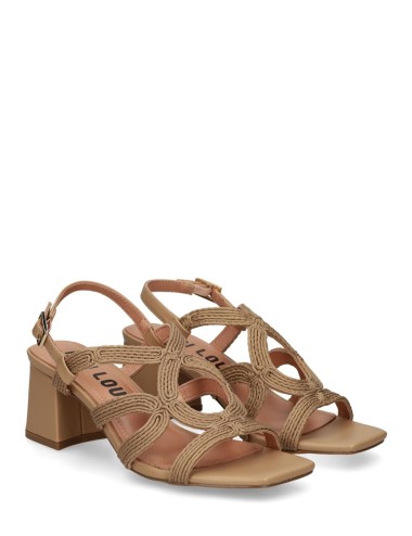 MELI HEELED SANDALS 50 CAMEL