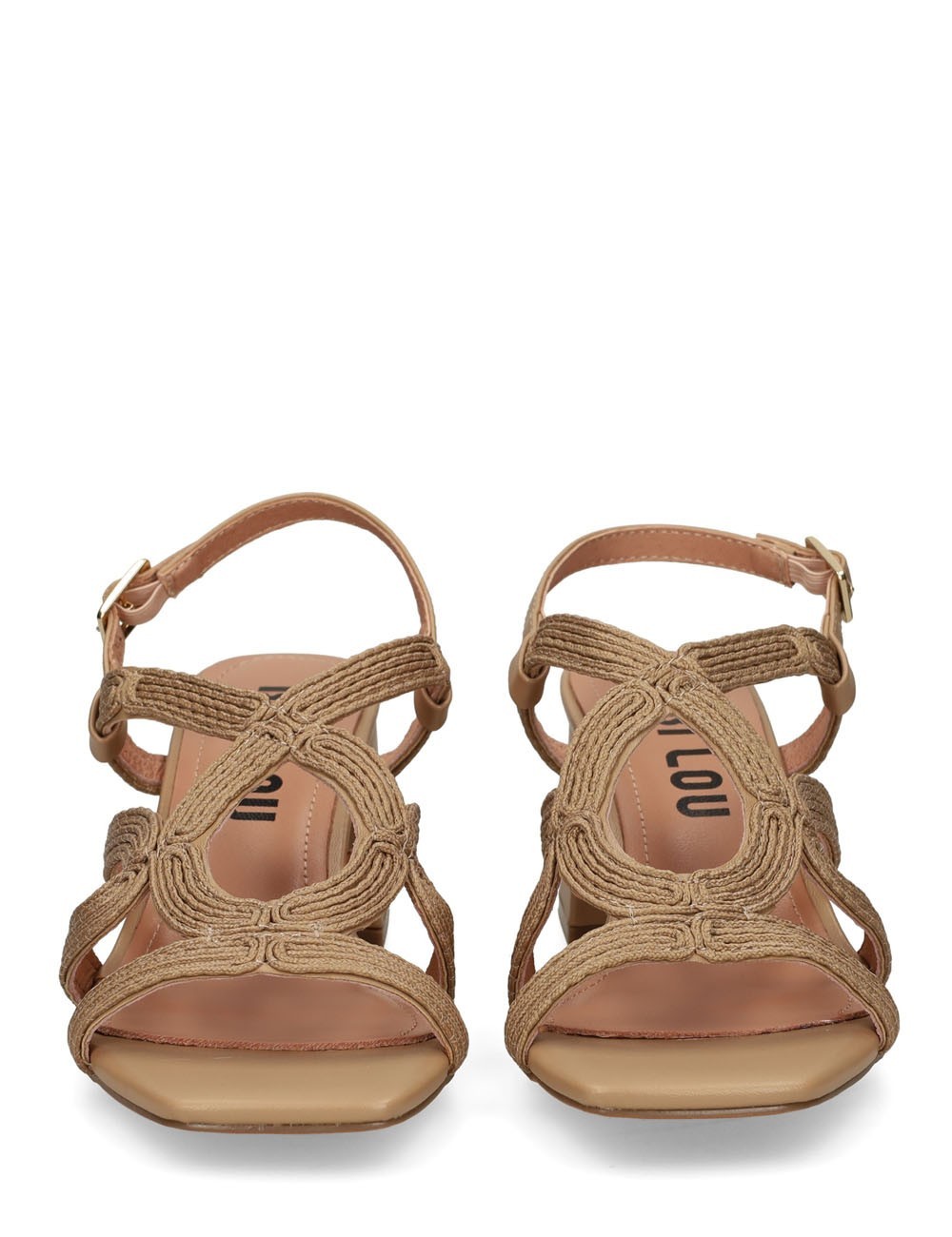 MELI HEELED SANDALS 50 CAMEL