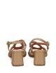 MELI HEELED SANDALS 50 CAMEL