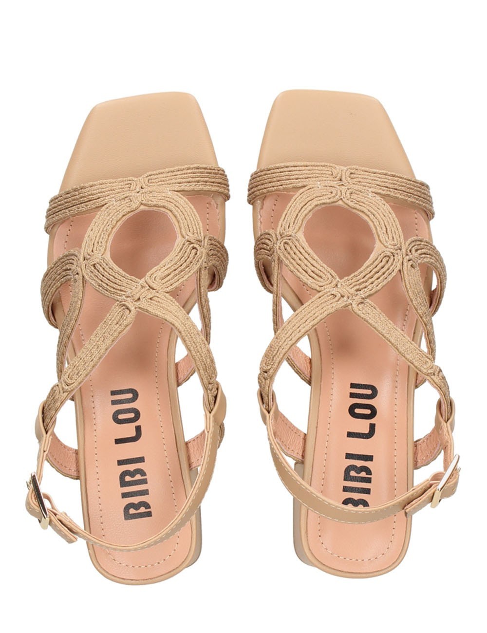 MELI HEELED SANDALS 50 CAMEL