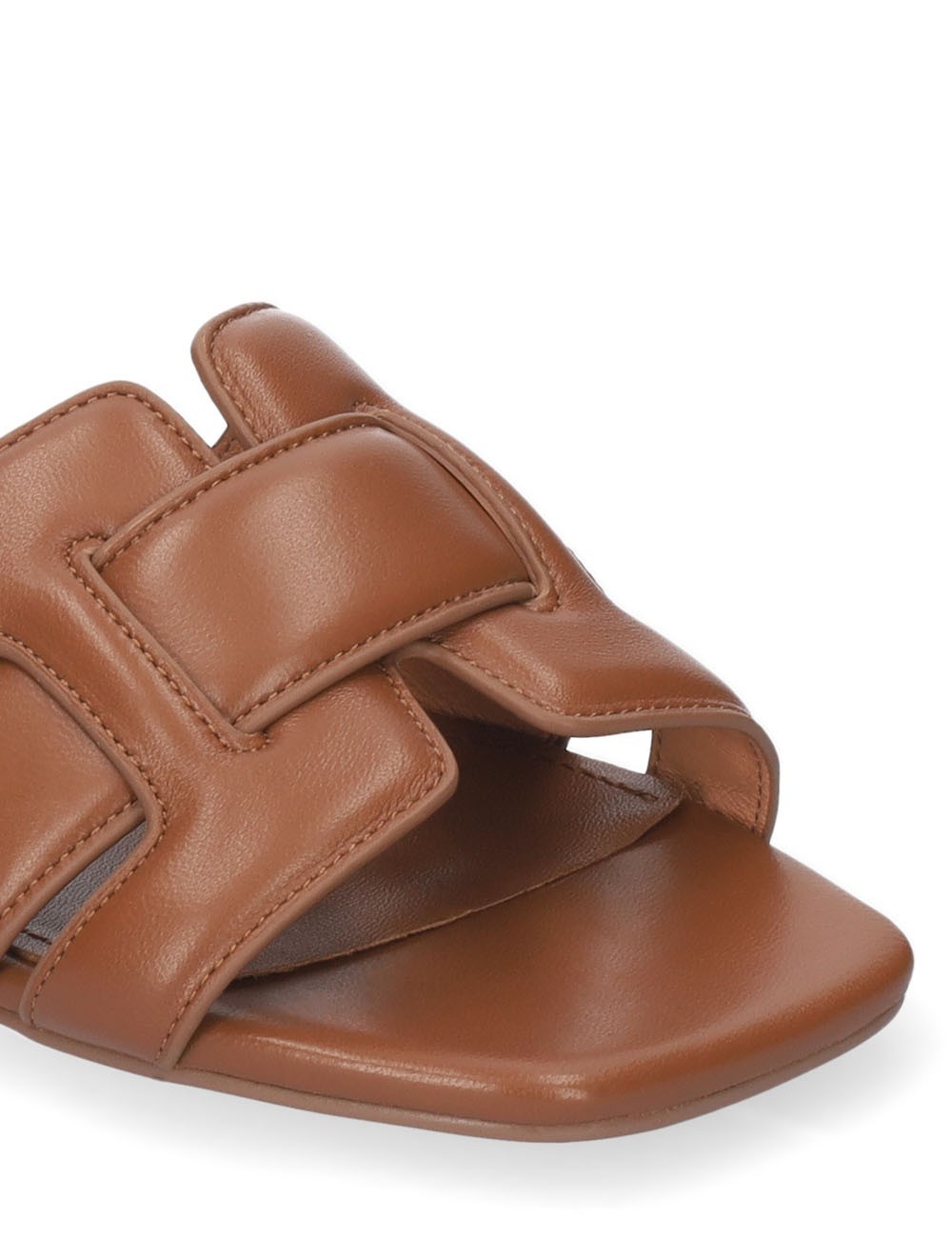 Sandalo basso HOLLY in pelle cuoio