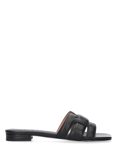HOLLY FLAT SANDALS BLACK